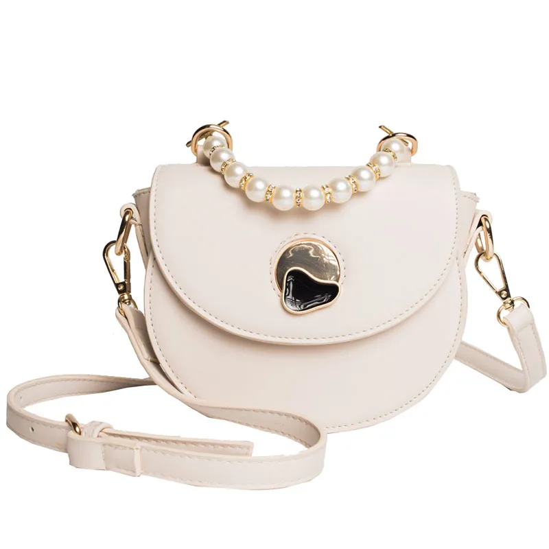 Pearl Handle PU Leather Bag Half Moon Bag Luxury Handbags Women Bags Designer Crossbody Shoulder Messenger Bags Sac Main Femme
Pearl Handle PU Leather Bag Half Moon Bag Luxury Handbags Women Bags Designer Crossbody Shoulder Messenger Bags Sac Main Femme