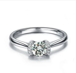 Elegant 1Ct Proposal Ring Genuine 925 Sterling Silver Diamond Rings for Women Bridal Jewelry
Elegant 1Ct Proposal Ring Genuine 925 Sterling Silver Diamond Rings for Women Bridal Jewelry