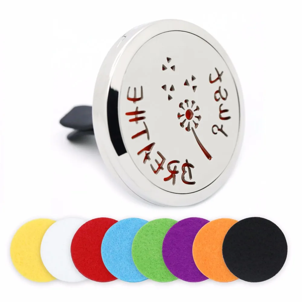 BOFEE Perfume Aromatherapy Vent Clip Car Diffuser Essential Oils Locket Stainless Steel Travel Air Freshener Fashion Gift 38mm
BOFEE Perfume Aromatherapy Vent Clip Car Diffuser Essential Oils Locket Stainless Steel Travel Air Freshener Fashion Gift 38mm