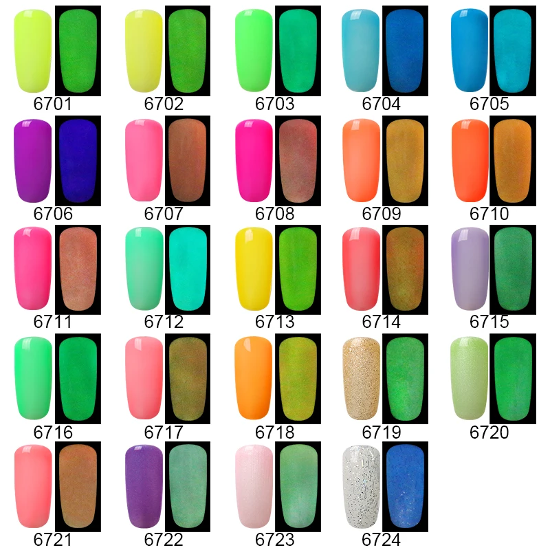 Elite99 10ml Fluorescent Luminous Nail Gel Polish Night Glow Gel Varnish 12pieces UV Gel Lacquer With Gift Box Manicure Set
Elite99 10ml Fluorescent Luminous Nail Gel Polish Night Glow Gel Varnish 12pieces UV Gel Lacquer With Gift Box Manicure Set