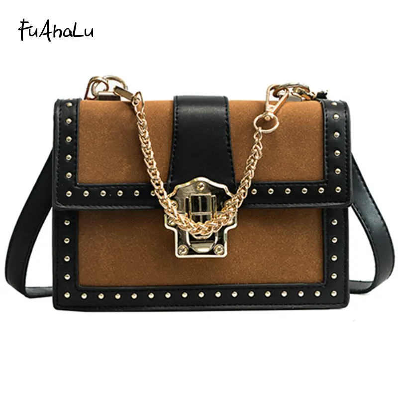 FuAHaLu New women's fashion chain mobile small square bag rivet matte shoulder Messenger bag
FuAHaLu New women's fashion chain mobile small square bag rivet matte shoulder Messenger bag