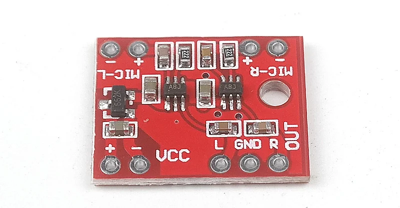 MAX9812L DC3-6V 2 channel Electret Microphone Amplifier Amp Microplate Board Module 19mm * 15mm
MAX9812L DC3-6V 2 channel Electret Microphone Amplifier Amp Microplate Board Module 19mm * 15mm