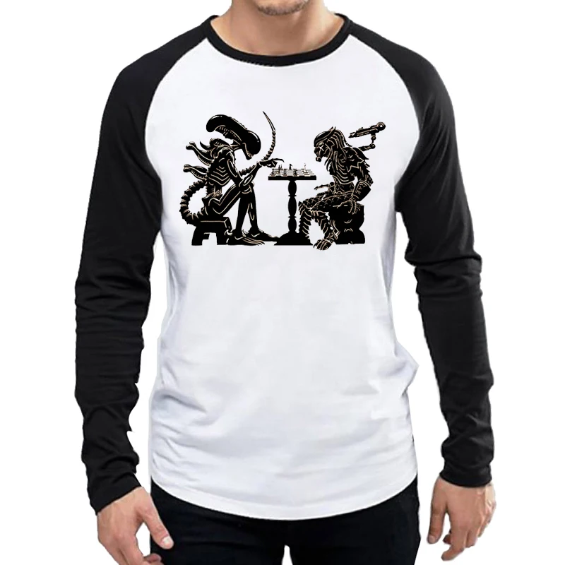 Mens Long Sleeve AVP T Shirt White Color Fashion Movie White Color Alien vs Predator Tops Tees Clothes Unisex
Mens Long Sleeve AVP T Shirt White Color Fashion Movie White Color Alien vs Predator Tops Tees Clothes Unisex