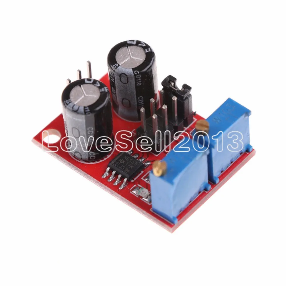 10Pcs NE555 Pulse Generator Frequency Duty Cycle Adjustable Module Square/Rectangular Wave Stepping Motor Driver LED Indicator
10Pcs NE555 Pulse Generator Frequency Duty Cycle Adjustable Module Square/Rectangular Wave Stepping Motor Driver LED Indicator