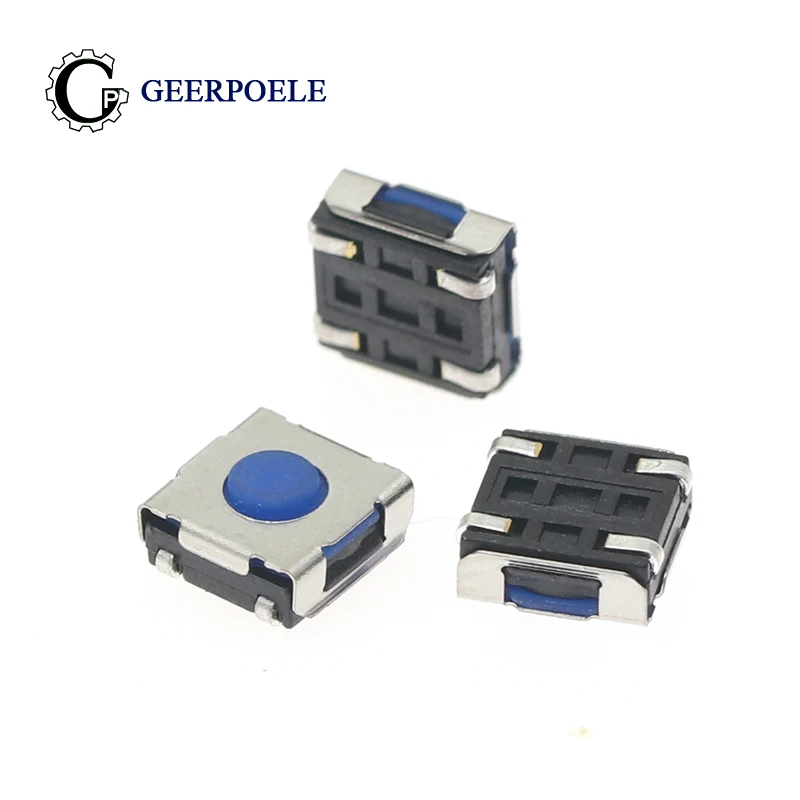 6.2*6.2*3.5H 4P Bent Foot 12V 0.05A Push Button Switch Metal Tactile Micro Tact Touch Switch
6.2*6.2*3.5H 4P Bent Foot 12V 0.05A Push Button Switch Metal Tactile Micro Tact Touch Switch