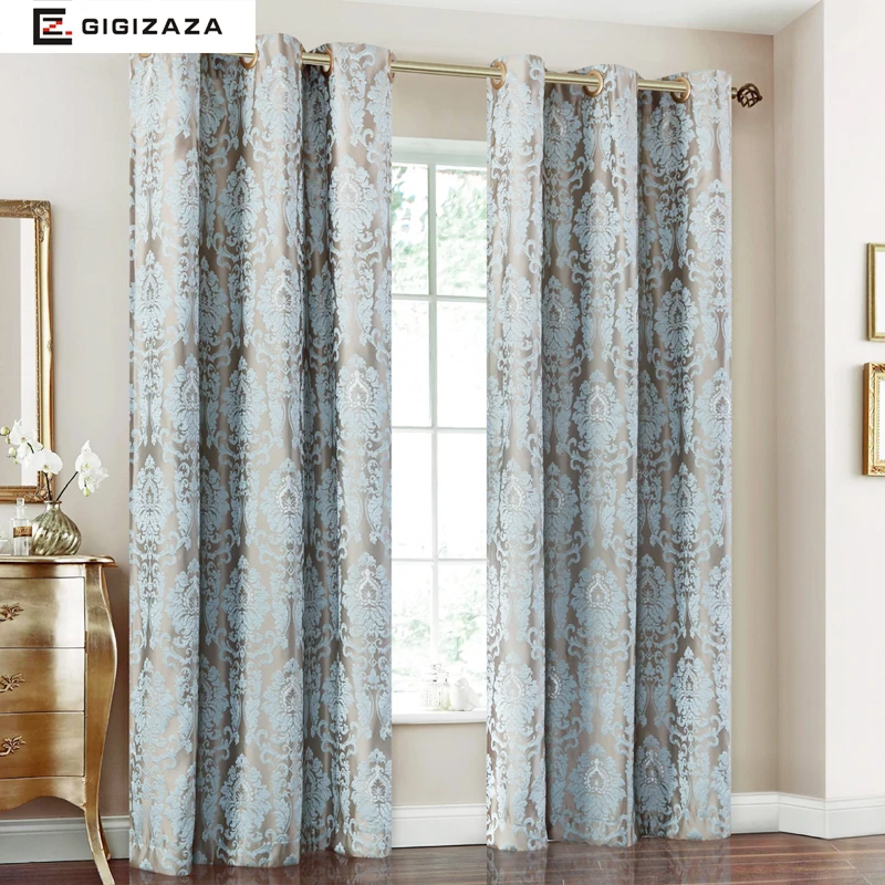 Firefly Jacquard Window Curtains Heavy Fabric High Quality with Silver Wire Embed 65% Shading for Living room Floral Blue Color
Firefly Jacquard Window Curtains Heavy Fabric High Quality with Silver Wire Embed 65% Shading for Living room Floral Blue Color