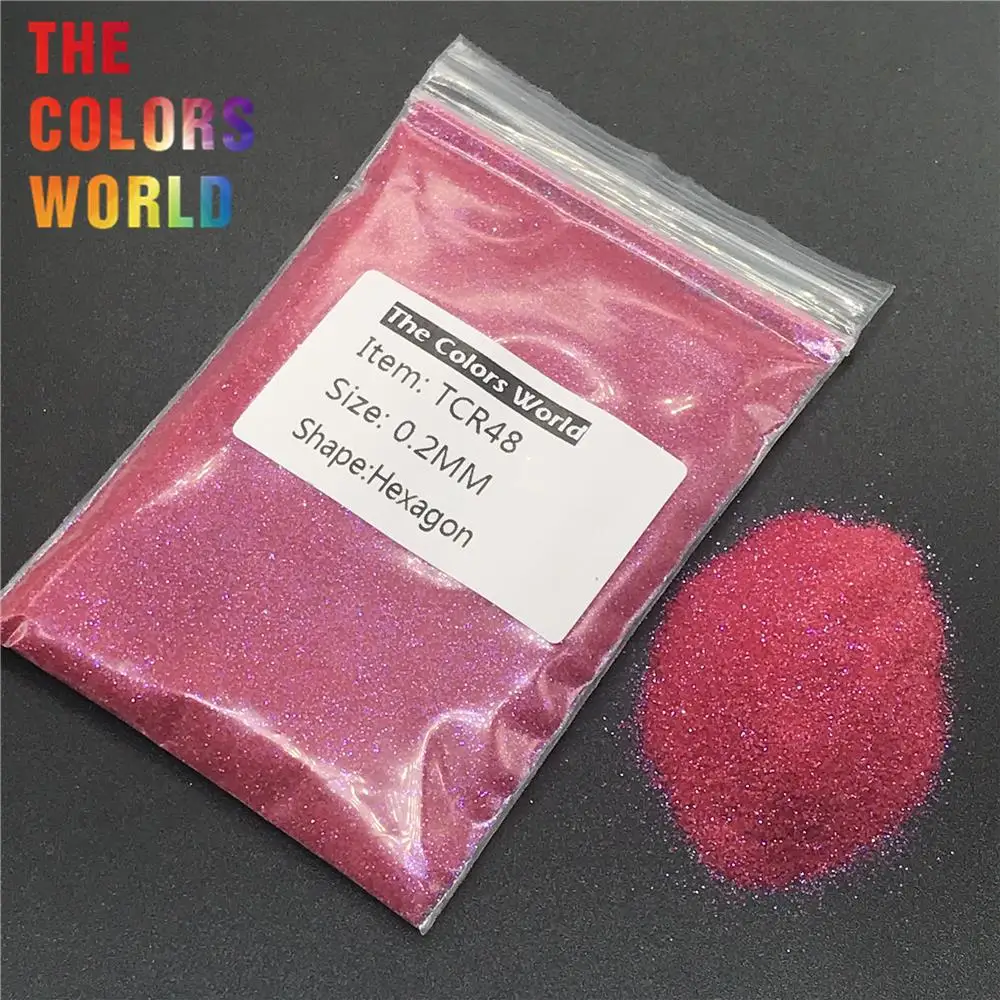 TCR48 Iridescent Rainbow Red Color With Purple Light Hexagon Shape Nail Glitter Nail Art Decoration Face Glitter Makeup Handwork
TCR48 Iridescent Rainbow Red Color With Purple Light Hexagon Shape Nail Glitter Nail Art Decoration Face Glitter Makeup Handwork