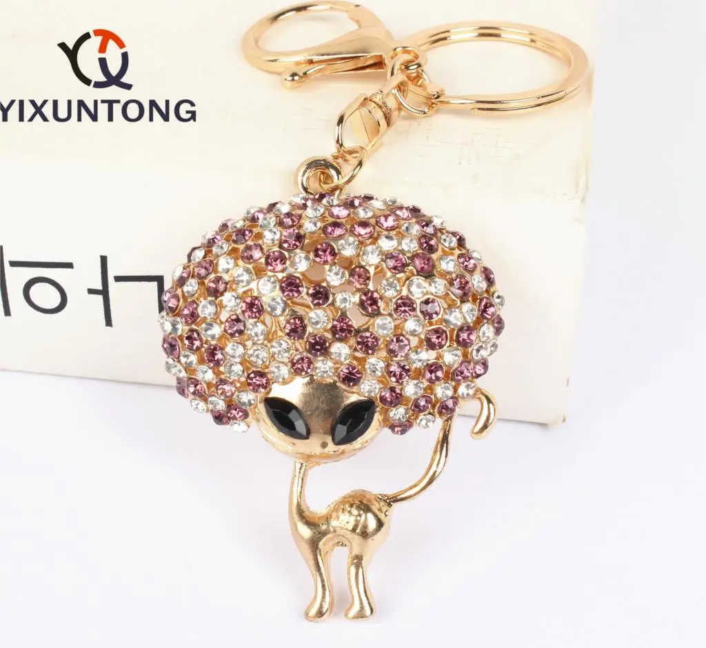 Deer Big Head Pendant Charm Rhinestone Crystal Keyring Key Chain for Handbsg Purse Wedding Party Carkey Gift
Deer Big Head Pendant Charm Rhinestone Crystal Keyring Key Chain for Handbsg Purse Wedding Party Carkey Gift