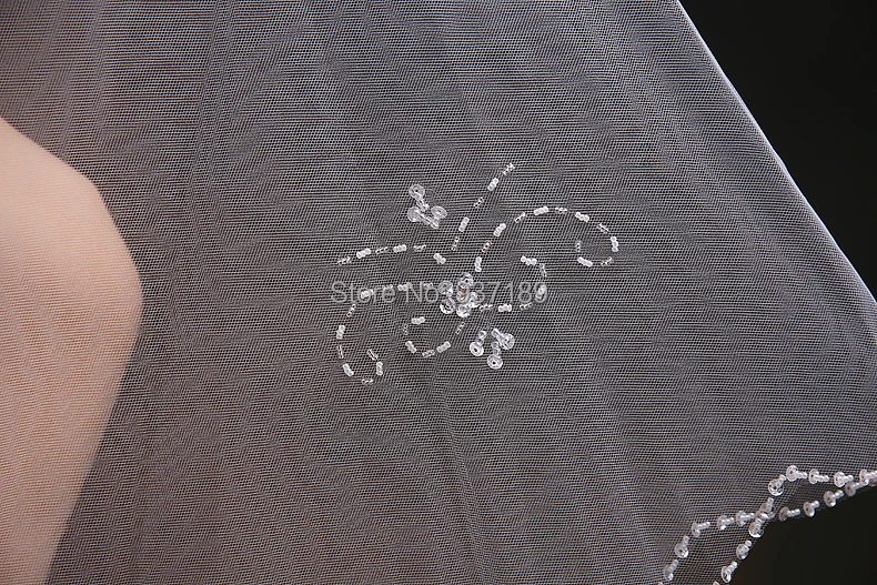 Free Shipping Two Layer White/Ivory Beaded Bridal Veils Lace Accessories Soft Tulle Wedding Veil
Free Shipping Two Layer White/Ivory Beaded Bridal Veils Lace Accessories Soft Tulle Wedding Veil
