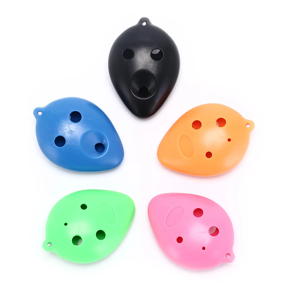 6 отверстие Ocarina отверстия пластиковая с тремя отверстиями для