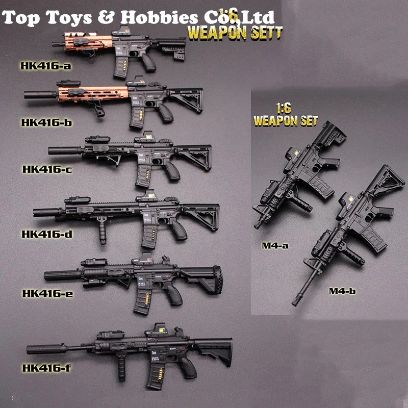 1/6 Scale mini times toys 1/6 HK416 series M4 series Rifle Gun Weapon Model Toys F 12" Figure Accessories Collections
1/6 Scale mini times toys 1/6 HK416 series M4 series Rifle Gun Weapon Model Toys F 12" Figure Accessories Collections