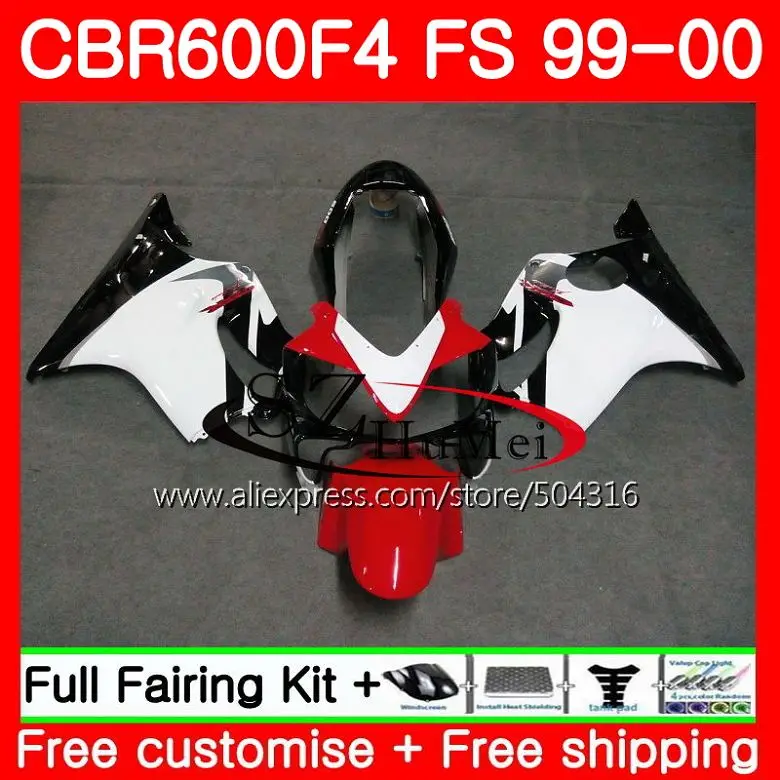 white red Bodywork For HONDA CBR600F4 CBR 600F4 CBR600 F 4 CBR 600 FS 49SH20 CBR600 F4 99 00 FS CBR 600 F4 1999 2000 Fairings
white red Bodywork For HONDA CBR600F4 CBR 600F4 CBR600 F 4 CBR 600 FS 49SH20 CBR600 F4 99 00 FS CBR 600 F4 1999 2000 Fairings