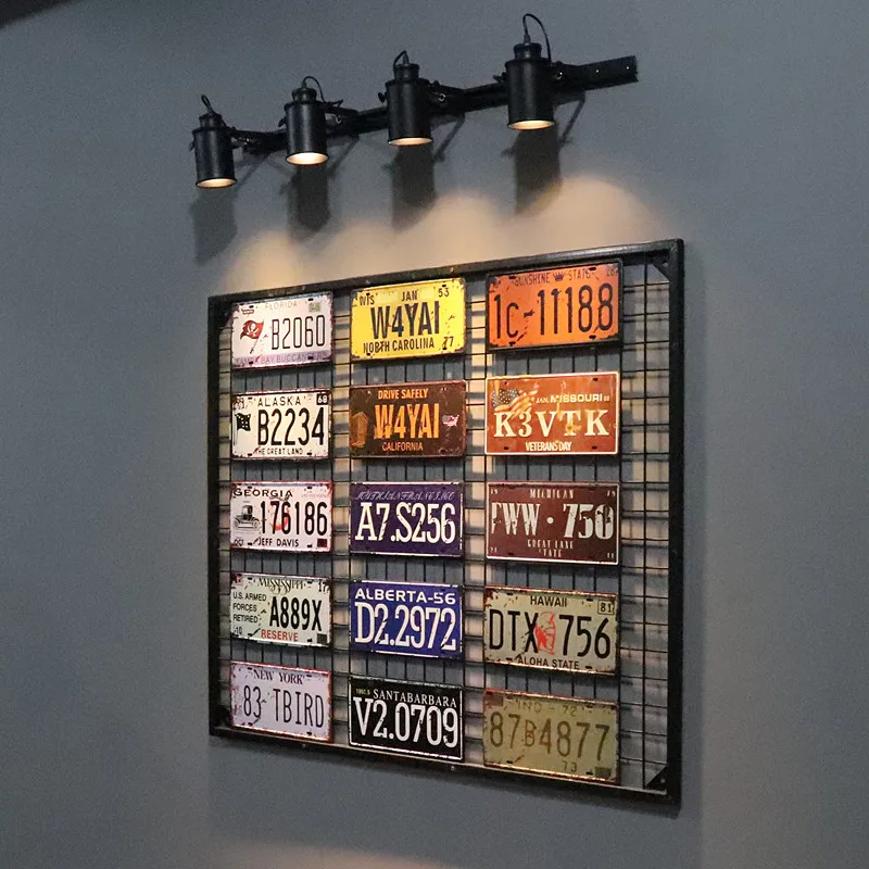 DL-Vintage License Plate Tin Sign Plates Metal painting Art Poster Bar Pub Garage Wall Decor 
DL-Vintage License Plate Tin Sign Plates Metal painting Art Poster Bar Pub Garage Wall Decor