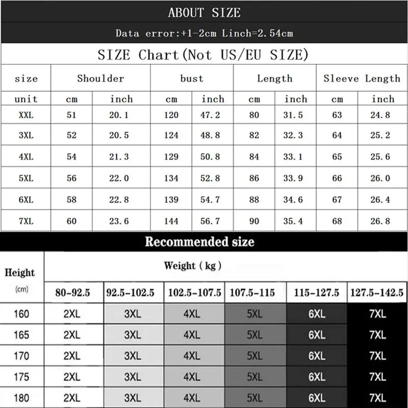 2018 new Large size Loose Cotton Men's Autumn and Winter models Long Black Cotton Casual jacket More Size XXL-6XL 7XL
2018 new Large size Loose Cotton Men's Autumn and Winter models Long Black Cotton Casual jacket More Size XXL-6XL 7XL