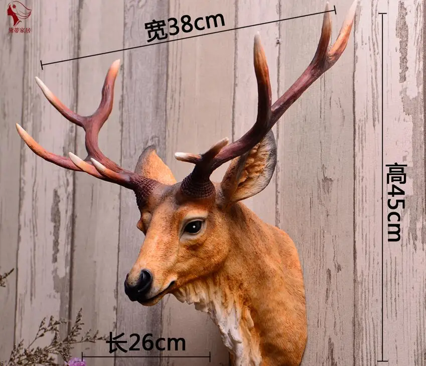 head Arts Crafts Daiti's jewelry Home Furnishing deer head wall mural bar restaurant wall decorations hanging G3L
head Arts Crafts Daiti's jewelry Home Furnishing deer head wall mural bar restaurant wall decorations hanging G3L