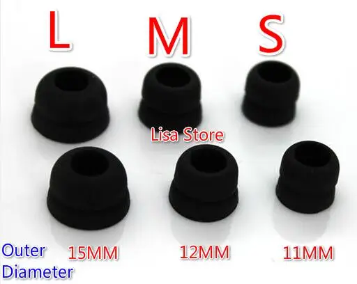 Free Ship 500pcs/ 250 pairs S M L Silicone In-Ear Earphone Headset Earbud Ear Buds Tips Earbuds Eartips Earplug for CX500
Free Ship 500pcs/ 250 pairs S M L Silicone In-Ear Earphone Headset Earbud Ear Buds Tips Earbuds Eartips Earplug for CX500