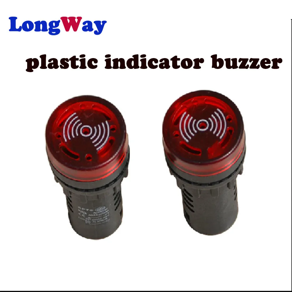 LED Active Buzzer Beep Alarm Indicator 1pc AD16-22SM 12V 24V 110V 220V 380V Red Green Yellow Black 16mm Flash Signal Light
LED Active Buzzer Beep Alarm Indicator 1pc AD16-22SM 12V 24V 110V 220V 380V Red Green Yellow Black 16mm Flash Signal Light