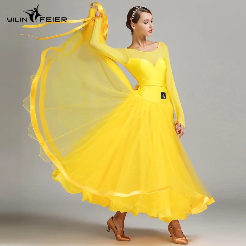 Ballroom Dancing Dress High quality New Modern Dance Competition Costume women Waltz Tango dancing dresses | Тематическая одежда и