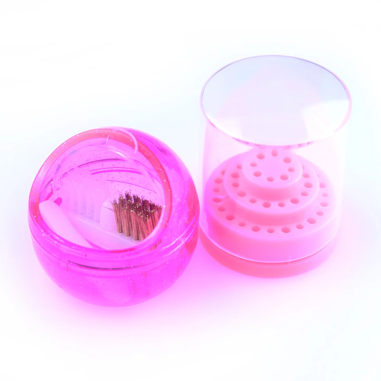 1 Set 48 Holes Pink Nail Drill Bits Holder Stand Display & Cleaning Box for Nail Tools Electric Manicure Drills Accessories
1 Set 48 Holes Pink Nail Drill Bits Holder Stand Display & Cleaning Box for Nail Tools Electric Manicure Drills Accessories