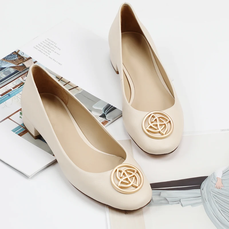 New Single With Slingbacks Genuine Leather Round Toe Office & Career Spring/autumn Fashion Tienda Soludos Shoes Women Heels
New Single With Slingbacks Genuine Leather Round Toe Office & Career Spring/autumn Fashion Tienda Soludos Shoes Women Heels