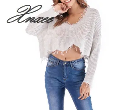 Xnxee2020 Europe and the new spring and summer three-color long-sleeved V-neck solid color backless loose ladies sweater
Xnxee2020 Europe and the new spring and summer three-color long-sleeved V-neck solid color backless loose ladies sweater