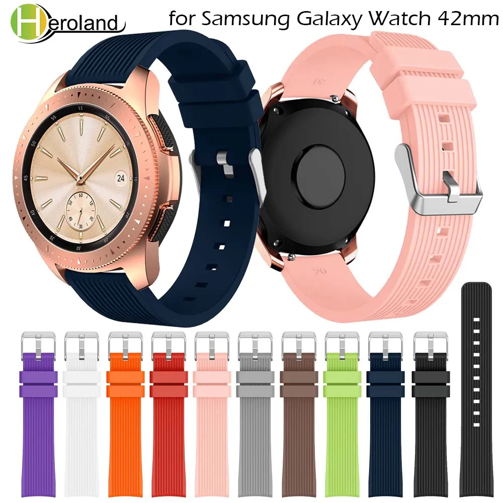 Силиконовый ремешок для часов для Samsung Galaxy watch 42 мм 20 мм Смарт наручные Ремешки для наручных часов для Samsung Gear S2 спортивный браслет для Amazfit
Силиконовый ремешок для часов для Samsung Galaxy watch 42 мм 20 мм Смарт наручные Ремешки для наручных часов для Samsung Gear S2 спортивный браслет для Amazfit
