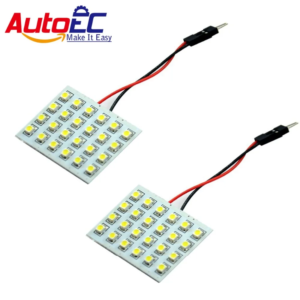 Купольная панельная лампа AutoEC 1210 3528 24SMD, светодиодсветодиодный Автомобильная интерьерная карта, чтение на крыше 12 В с T10 ba9s переходник для фестона 100X # LL04
Купольная панельная лампа AutoEC 1210 3528 24SMD, светодиодсветодиодный Автомобильная интерьерная карта, чтение на крыше 12 В с T10 ba9s переходник для фестона 100X # LL04