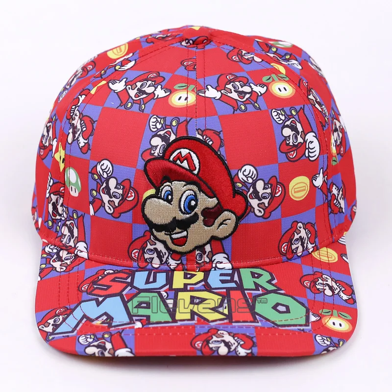 Mario Bros модная одежда на день рождения вечерние Baby Show кепки Марио детские штаны с