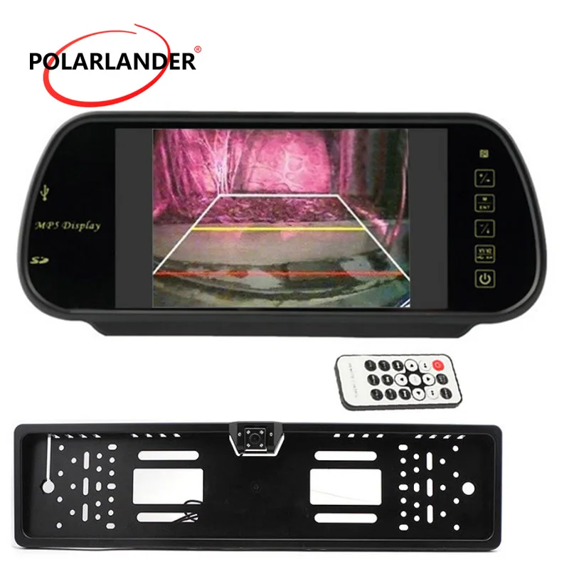 Parking System Wireless Transmitter Rear Mirror Car Monitor EU Silver/Black Plate Reversing Camera MP5 USB/SD/FM 7 Inch TFT LCD
Parking System Wireless Transmitter Rear Mirror Car Monitor EU Silver/Black Plate Reversing Camera MP5 USB/SD/FM 7 Inch TFT LCD