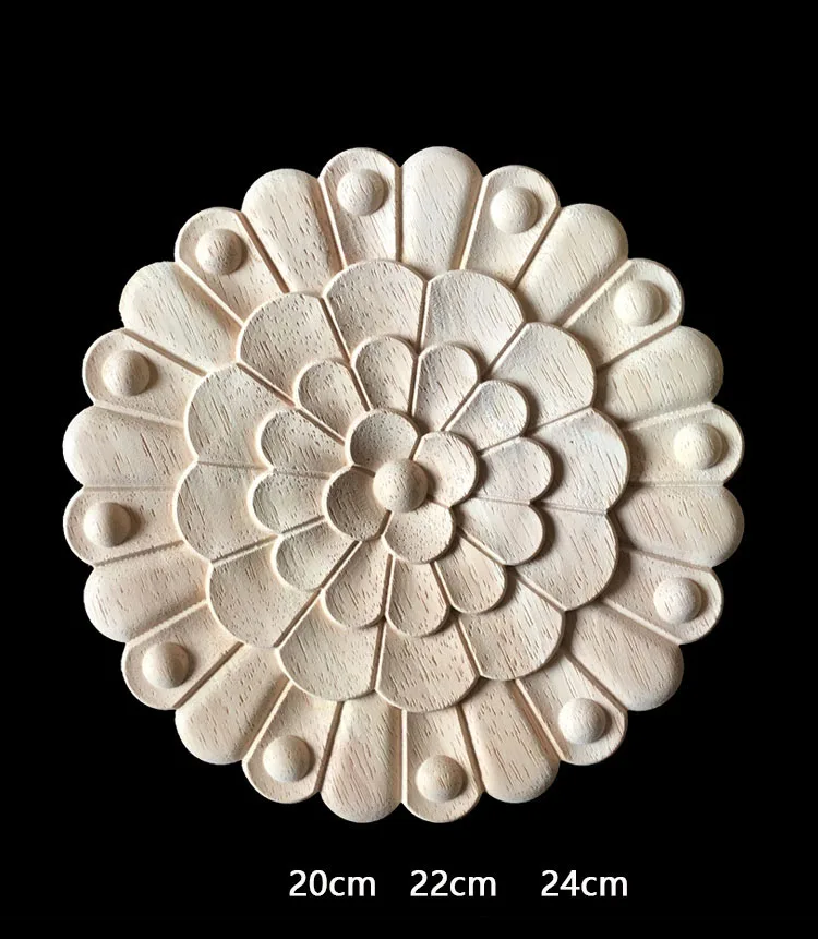 Wood Decoration Carving Flower Piece Door Decals Decorative Furniture Vintage Home Decor Figurines Miniatures Ornaments
Wood Decoration Carving Flower Piece Door Decals Decorative Furniture Vintage Home Decor Figurines Miniatures Ornaments