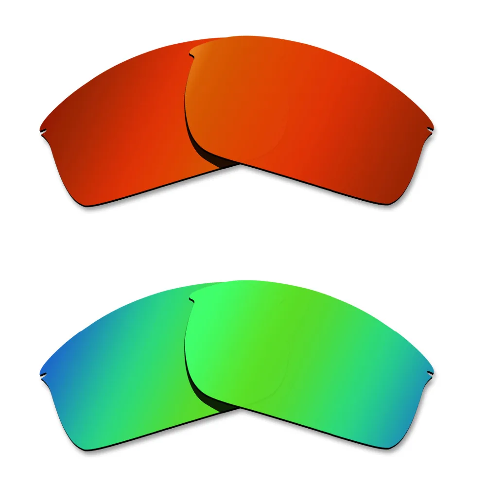 2 пары поляризованных солнцезащитных очков Glintbay, Сменные линзы для Oakley, противопожарная красная и изумрудная зеленая
2 пары поляризованных солнцезащитных очков Glintbay, Сменные линзы для Oakley, противопожарная красная и изумрудная зеленая