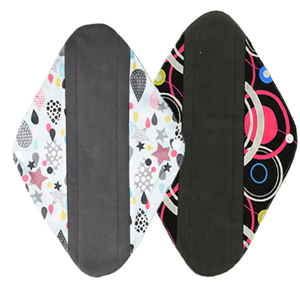 2018 Bamboo Charocoal Breathable Breathable Super Absorbent Washable Reusable Close-fitting Feminine Sanitary Napkin Pad
2018 Bamboo Charocoal Breathable Breathable Super Absorbent Washable Reusable Close-fitting Feminine Sanitary Napkin Pad