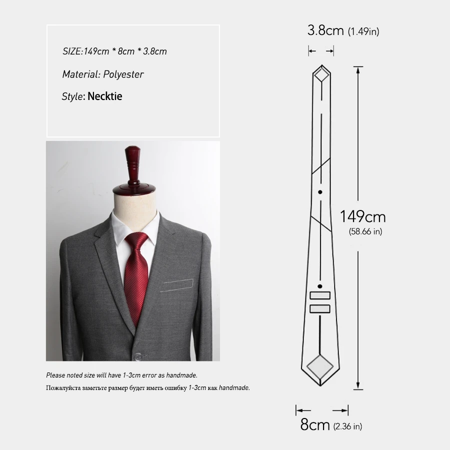 Men Tie Formal Business Necktie Wedding Ties for Mens Stripe 8cm Dress Fashion Bowtie Shirt Accessories Corbatas Para Hombre
Men Tie Formal Business Necktie Wedding Ties for Mens Stripe 8cm Dress Fashion Bowtie Shirt Accessories Corbatas Para Hombre