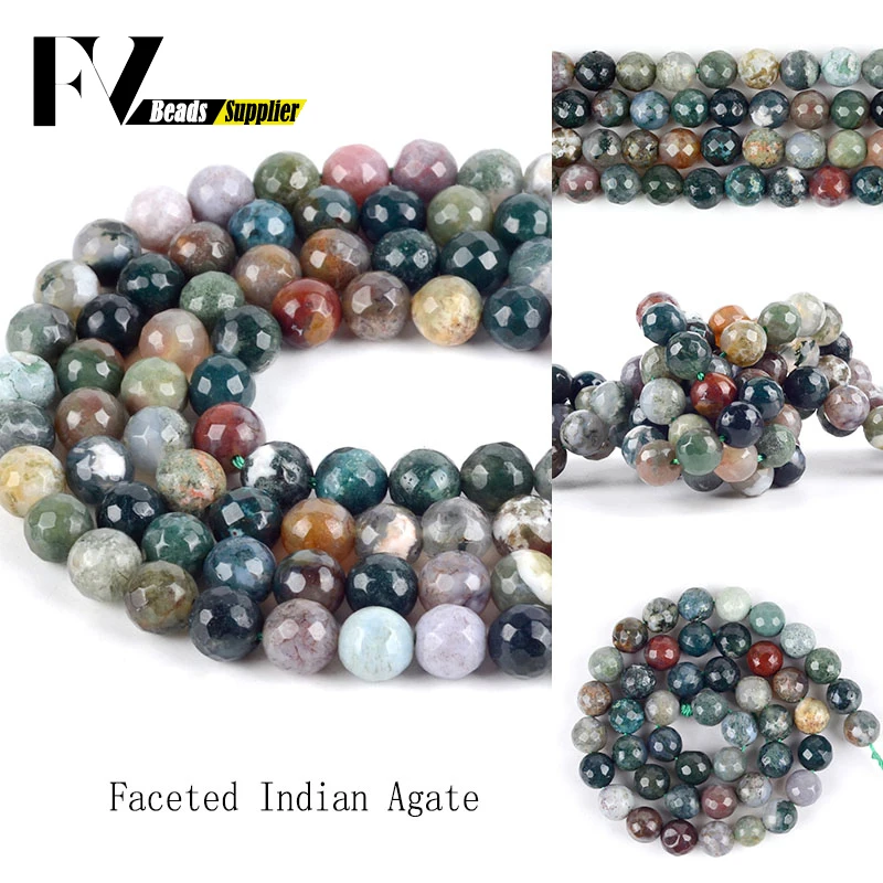Faceted Indian Agates Round Beads Natural Stones for Jewelry Making 4mm-12mm Gem Spacer Beads Diy Jewellery Accessories 15inches
Faceted Indian Agates Round Beads Natural Stones for Jewelry Making 4mm-12mm Gem Spacer Beads Diy Jewellery Accessories 15inches