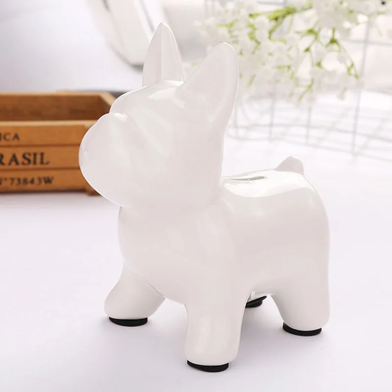 Ceramic Bulldog Money Box Dog Piggy Bank Statue Crafts Home Decor Cute Piggy Sculpture Ornaments Creative Bulldog 05587
Ceramic Bulldog Money Box Dog Piggy Bank Statue Crafts Home Decor Cute Piggy Sculpture Ornaments Creative Bulldog 05587