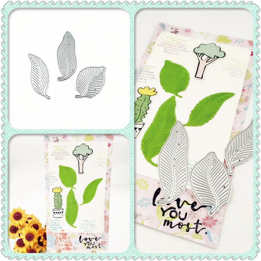 AZSG Three leaves Cutting Dies For DIY Scrapbooking Die Decoretive Embossing Stencial DIY Decoative Cards Die Cutter
AZSG Three leaves Cutting Dies For DIY Scrapbooking Die Decoretive Embossing Stencial DIY Decoative Cards Die Cutter