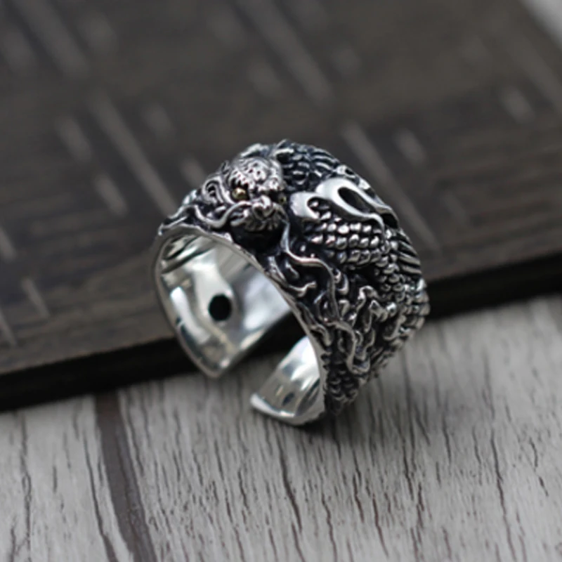 100% Pure 925 Sterling Silver Jewelry Rings Adjust Vintage Mens Signet Ring For Women Special Christmas Gift 954
100% Pure 925 Sterling Silver Jewelry Rings Adjust Vintage Mens Signet Ring For Women Special Christmas Gift 954