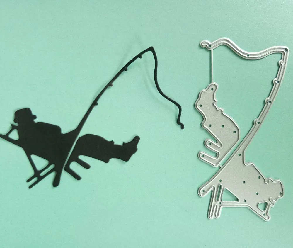 96x50mm Angle Fishing Metal Cutting Dies Scrapbooking Craft Dies Cuts Knife Thin Paper Emboss Card Make Template Punch Stencil
96x50mm Angle Fishing Metal Cutting Dies Scrapbooking Craft Dies Cuts Knife Thin Paper Emboss Card Make Template Punch Stencil