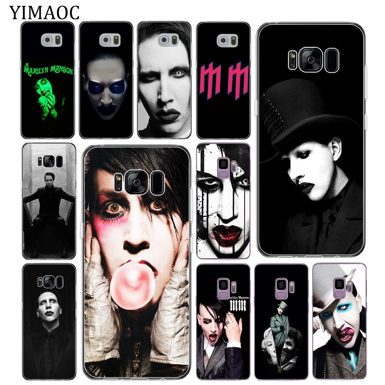 YIMAOC Мэрилин Мэнсон Защитный Мягкий ТПУ силиконовый чехол для телефона Samsung Galaxy S10