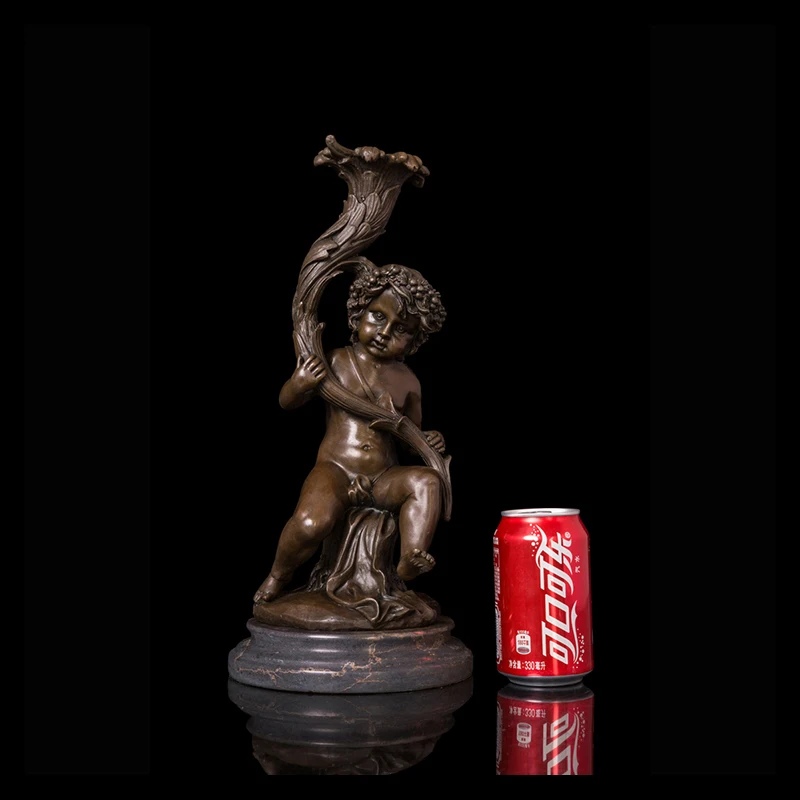 ArtsHom ZT-017 Home Decoration Bronze Candlebrum Casting bronze fairy candleholder Statue For Table
ArtsHom ZT-017 Home Decoration Bronze Candlebrum Casting bronze fairy candleholder Statue For Table