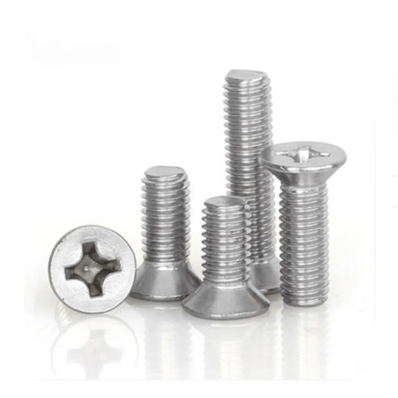 200PCS M3 Stainless steel countersunk screw flat head Philips Metric Thread M3*10/16/20/25/30mm
200PCS M3 Stainless steel countersunk screw flat head Philips Metric Thread M3*10/16/20/25/30mm
