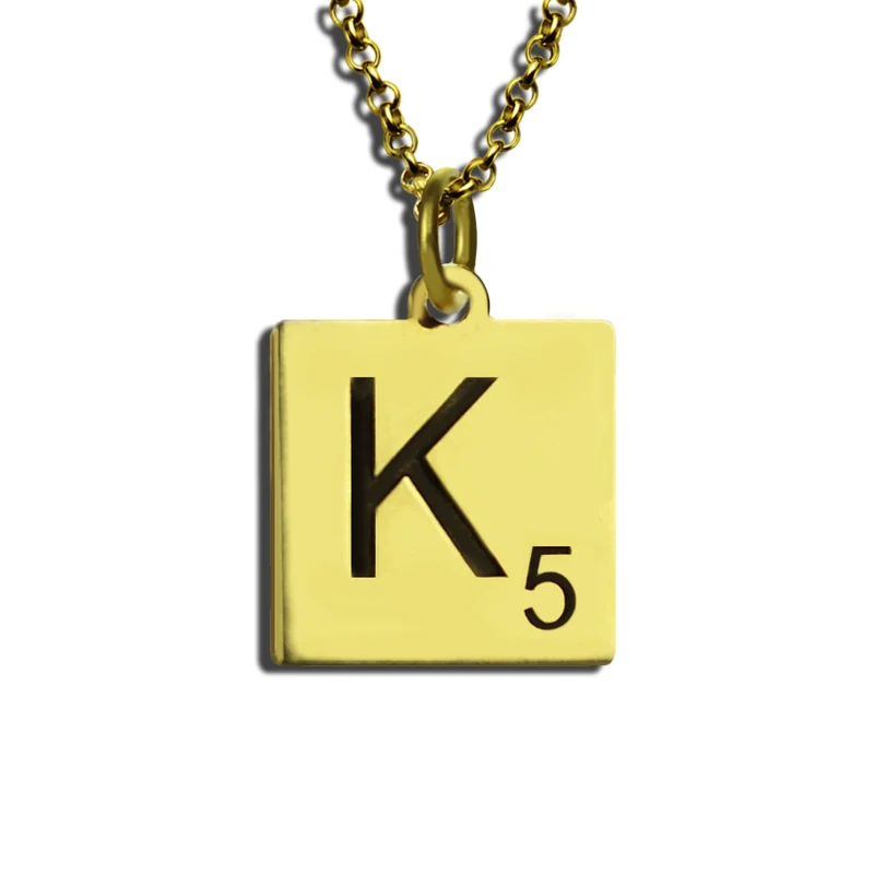 AILIN Gold Color Scrabble Letter Necklace Personalized Scrabble Love the Game of Scrabble Alphabet Necklace Letter Charms
AILIN Gold Color Scrabble Letter Necklace Personalized Scrabble Love the Game of Scrabble Alphabet Necklace Letter Charms