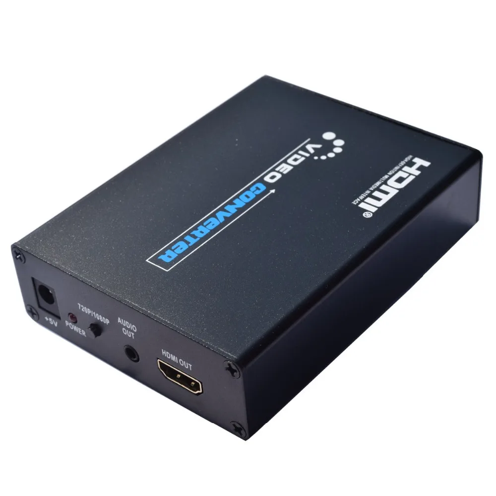 Из scart в HDMI конвертер Splitter 5 V Поддержка 3D 1080 P HDTV видео преобразователь для NTSC PAL SECAM