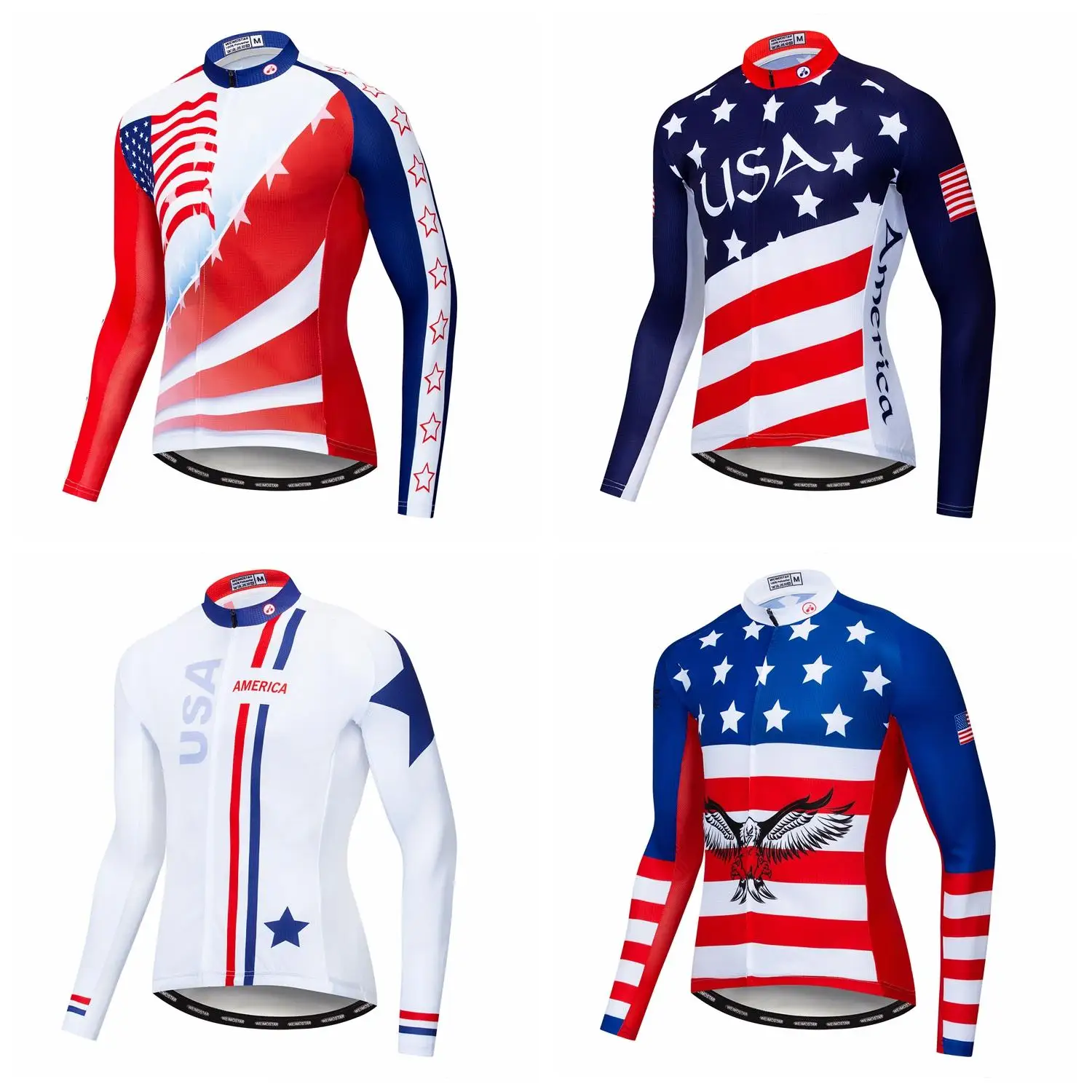 Weimostar USA Long Sleeve Cycling Jersey Men Autumn Spring Bicycle Clothing Pro Riding Quick Dry MTB Bike Jersey
Weimostar USA Long Sleeve Cycling Jersey Men Autumn Spring Bicycle Clothing Pro Riding Quick Dry MTB Bike Jersey