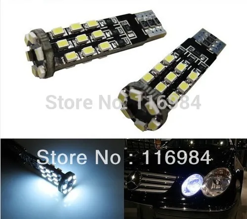 2PCS X Super Bright HID White 24 SMD Error Free 2825 W5W LED Parking City Light position lights Bulbs
2PCS X Super Bright HID White 24 SMD Error Free 2825 W5W LED Parking City Light position lights Bulbs