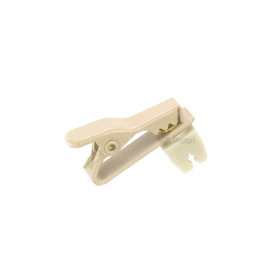 10PCS Beige Lapel Mic Lavalier Microphone Holder Cord Shirt Tie Clip Cable Collar Microphones Line Crocodile Clips Mike Clamp
10PCS Beige Lapel Mic Lavalier Microphone Holder Cord Shirt Tie Clip Cable Collar Microphones Line Crocodile Clips Mike Clamp