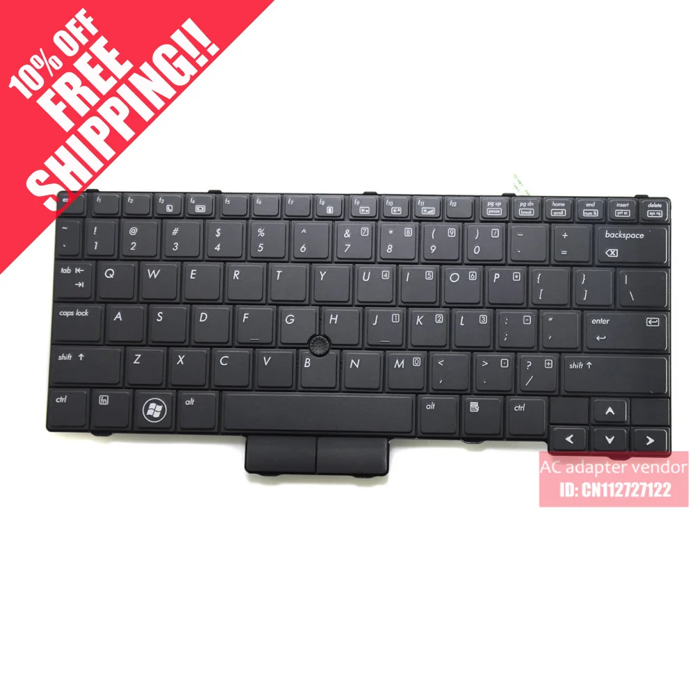 Фото Замена совершенно новой для HP Elitebook 2540P 2540 Клавиатура ноутбука Версия США|laptop keyboard