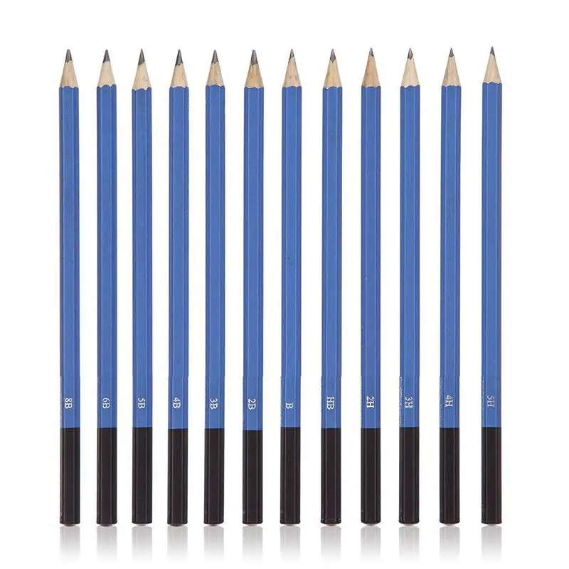 40 шт карандаши для рисования и эскиз набор в всплывающий чехол на молнии-включает