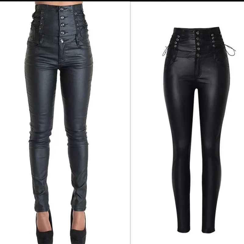 2019 Plus Size Stretch High Waist PU Pants For Women Long Trousers Cool Women Skinny Pencil Pants Pantalon Push Up Denim Pants
2019 Plus Size Stretch High Waist PU Pants For Women Long Trousers Cool Women Skinny Pencil Pants Pantalon Push Up Denim Pants