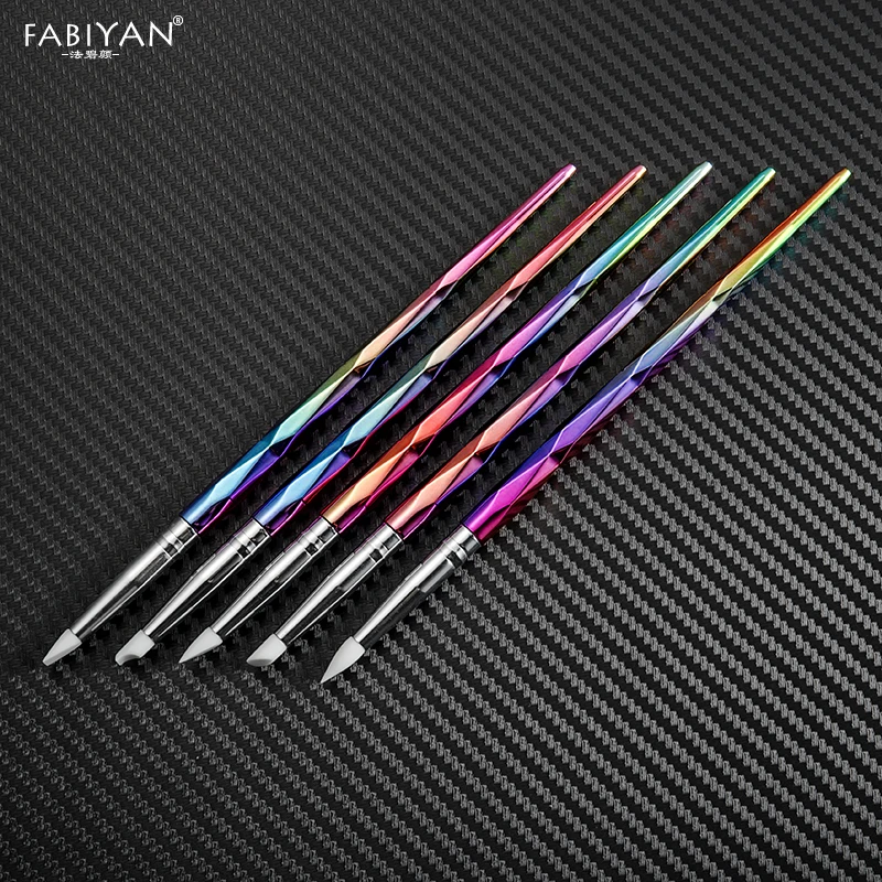 5pcs/set Nail Art Brush Silicone Head Gradual Color UV Gel Carving Emboss Shaping Hollow Sculpture Manicure DIY Dotting Pen Tool
5pcs/set Nail Art Brush Silicone Head Gradual Color UV Gel Carving Emboss Shaping Hollow Sculpture Manicure DIY Dotting Pen Tool